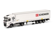 Herpa 318013 - H0 - DAF XG Gardinenplanen-Sattelzug DB Schenker